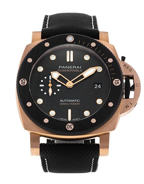 panerai submersible bronze patina|Panerai submersible quarantaquattro.